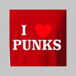 I LOVE PUNKS! dámske tričko materiál 100% bavlna značka Fruit of The Loom